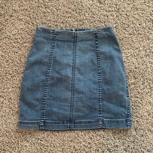 Free People Denim Skirt